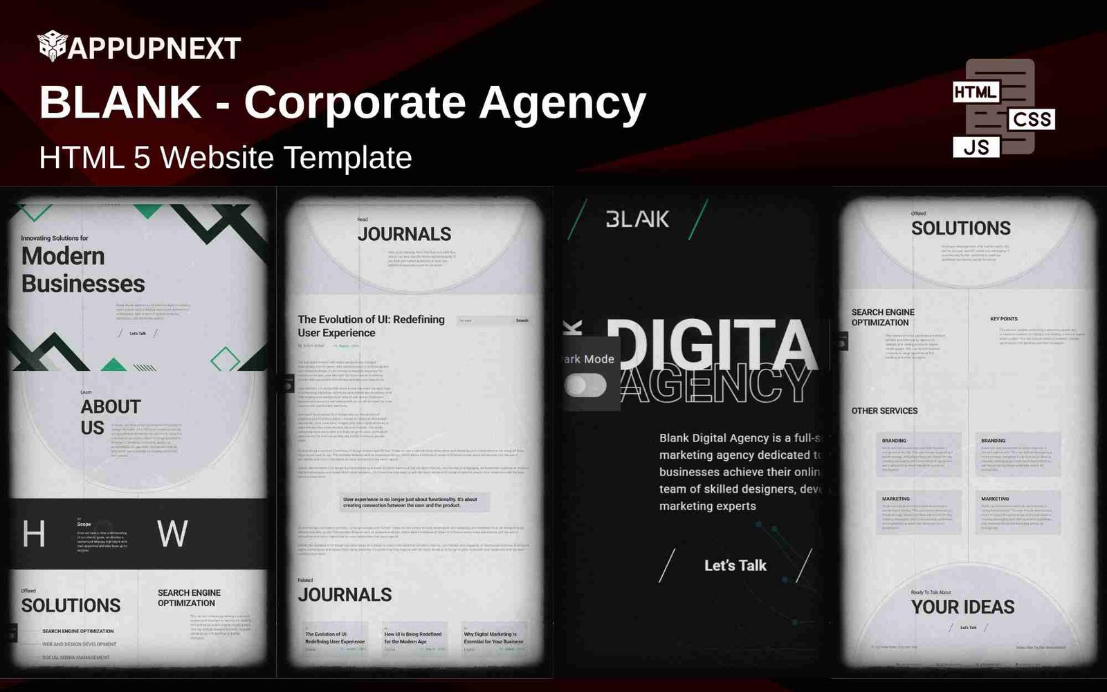 BLANK - Corporate Agency - HTML 5 Website Template - v3