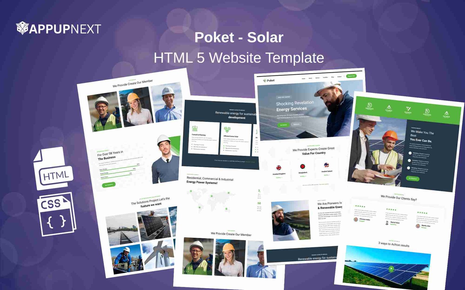 Poket - Solar - HTML 5 Website Template