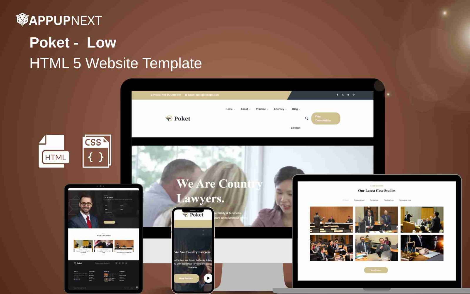 Poket -  Low - HTML 5 Website Template - v2