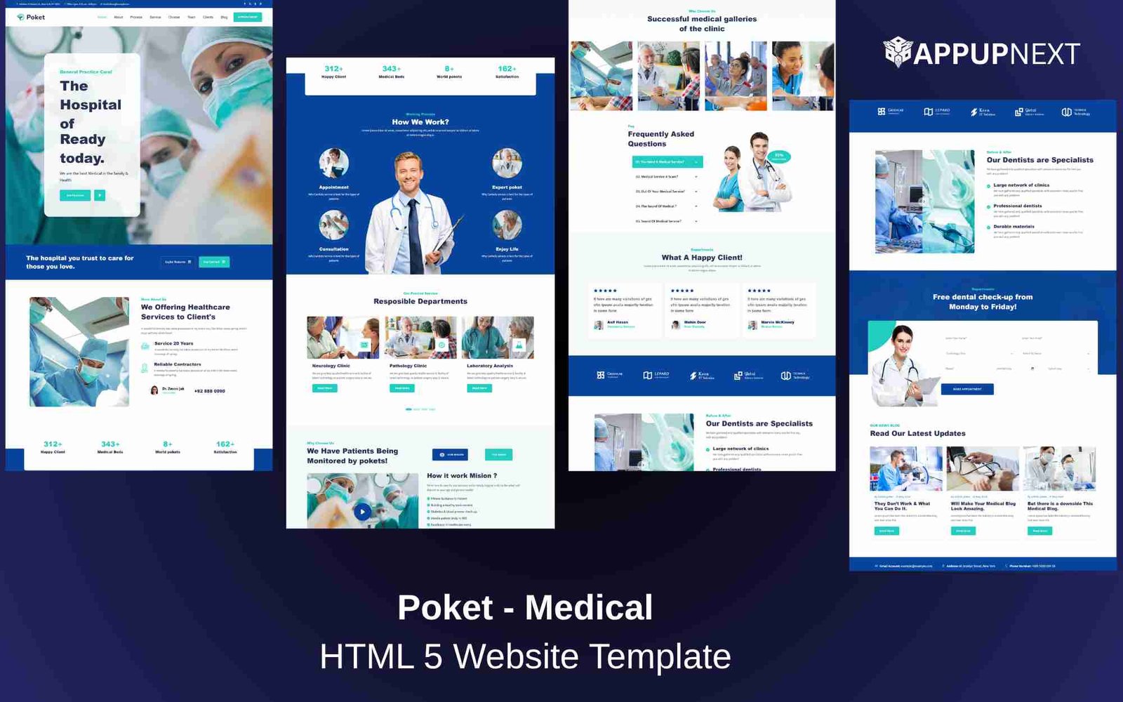 Poket - Medical - HTML 5 Website Template - v2