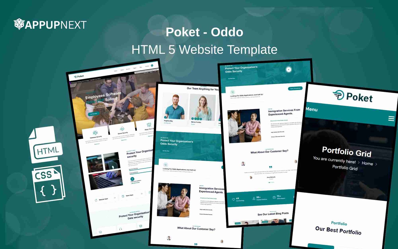 Poket - Oddo - HTML 5 Website Template - v2