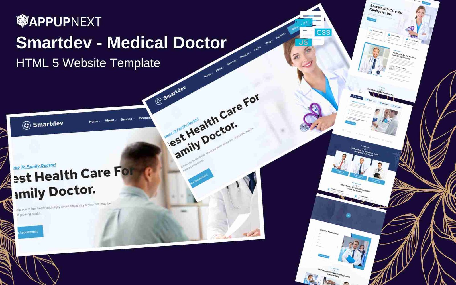 Smartdev - Medical Doctor - HTML 5 Website Template - v1