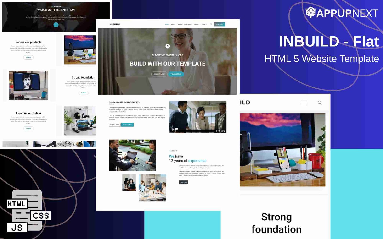 INBUILD - Fla - HTML 5 Website Template - v9