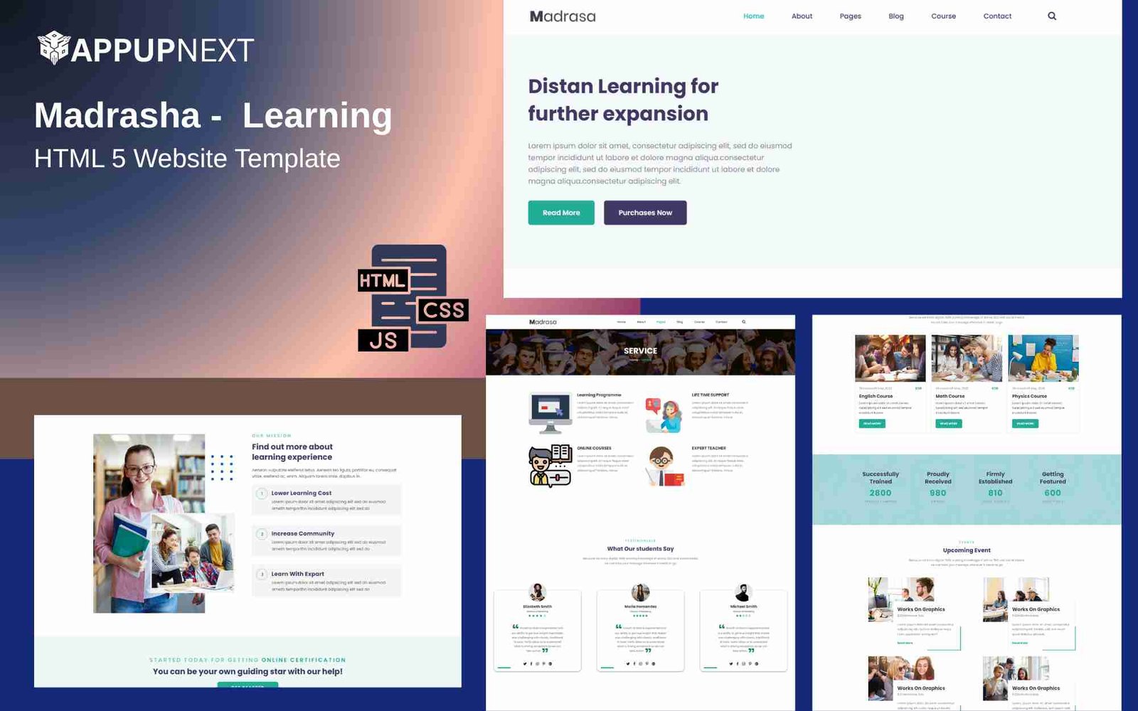 Madrasha -  Learning - HTML 5 Website Template