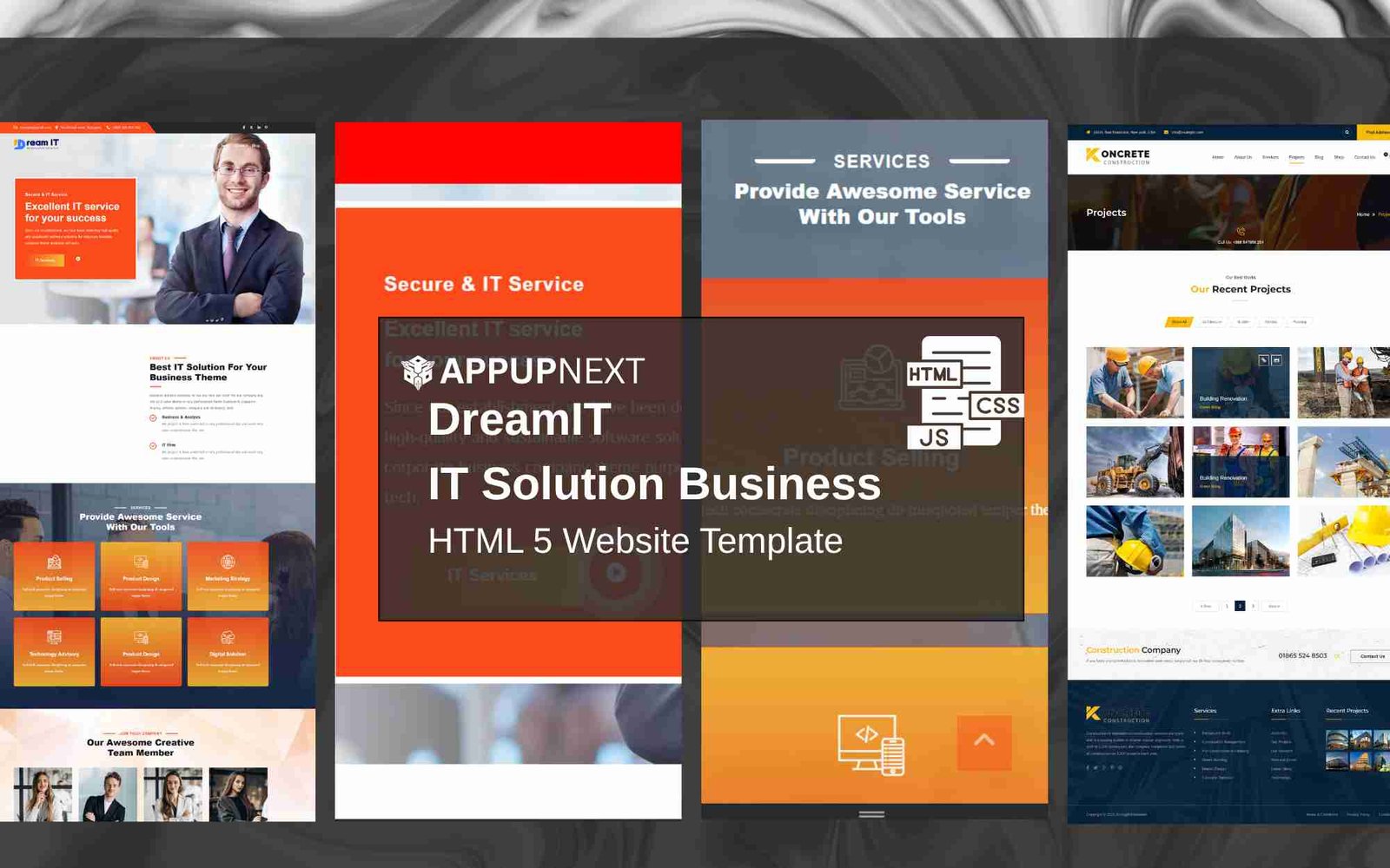 DreamIT - IT Solution Business softech- HTML 5 Website Template - v2