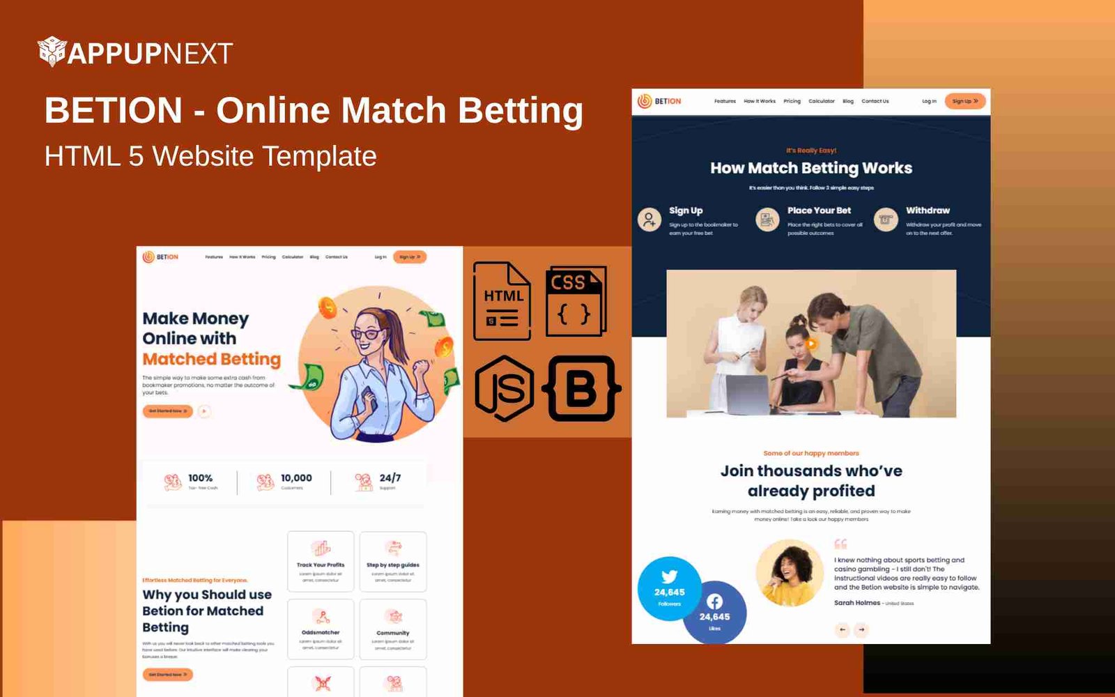 BETION - Online Match Betting - HTML 5 Website Template