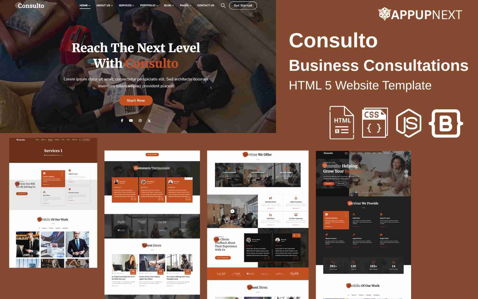 Consulto - Business Consultations - HTML 5 Website Template - v17