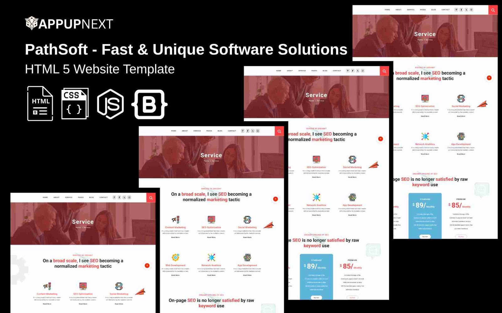 PathSoft - Fast & Unique Software Solutions - HTML 5 Website Template - v7