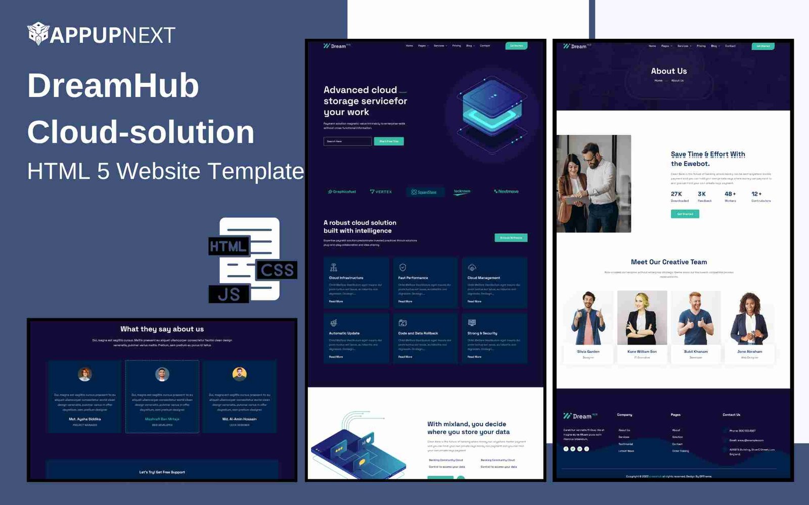 DreamHub - Cloud-solution - HTML 5 Website Template