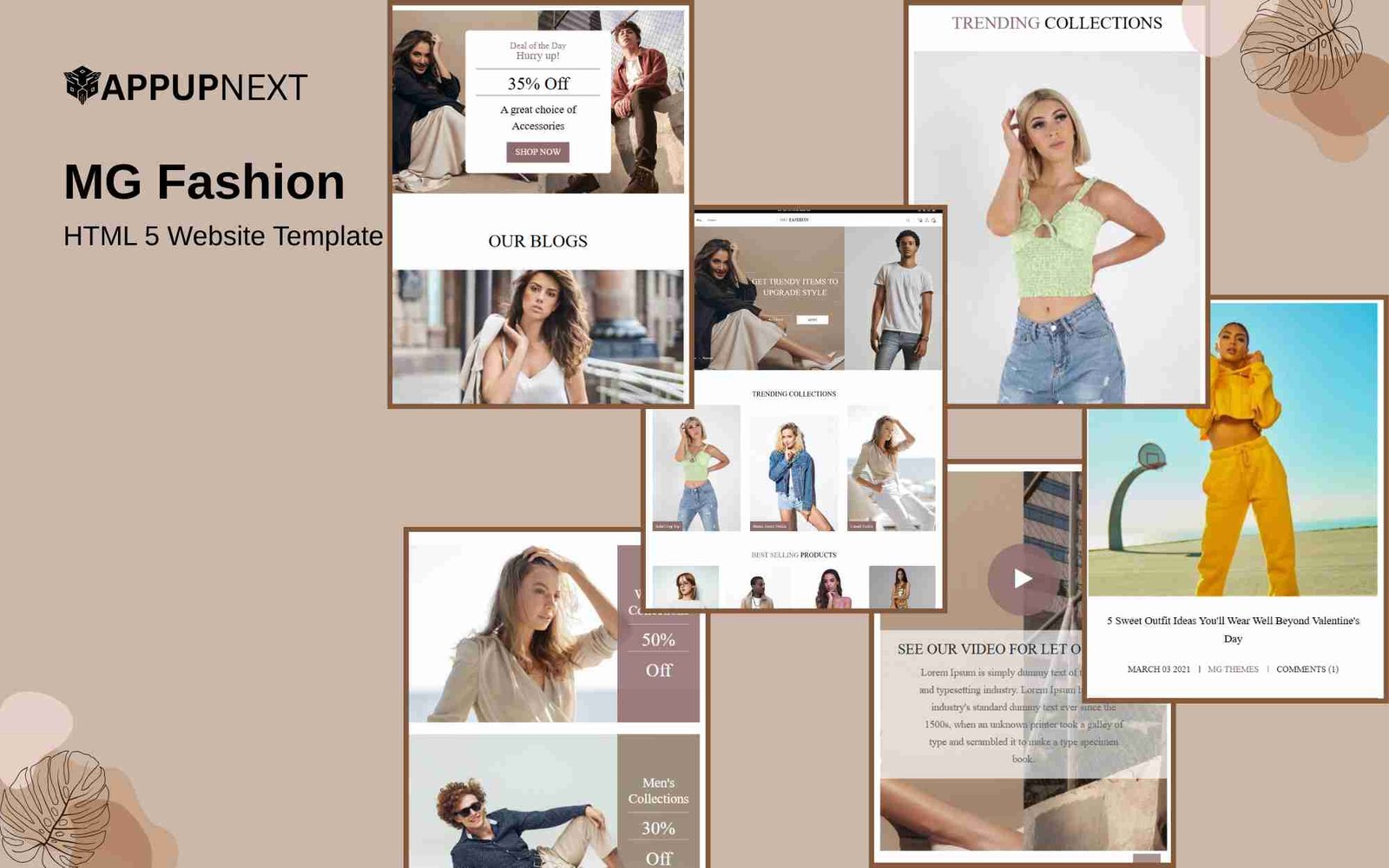 MG Fashion  - HTML 5 Website Template - v3