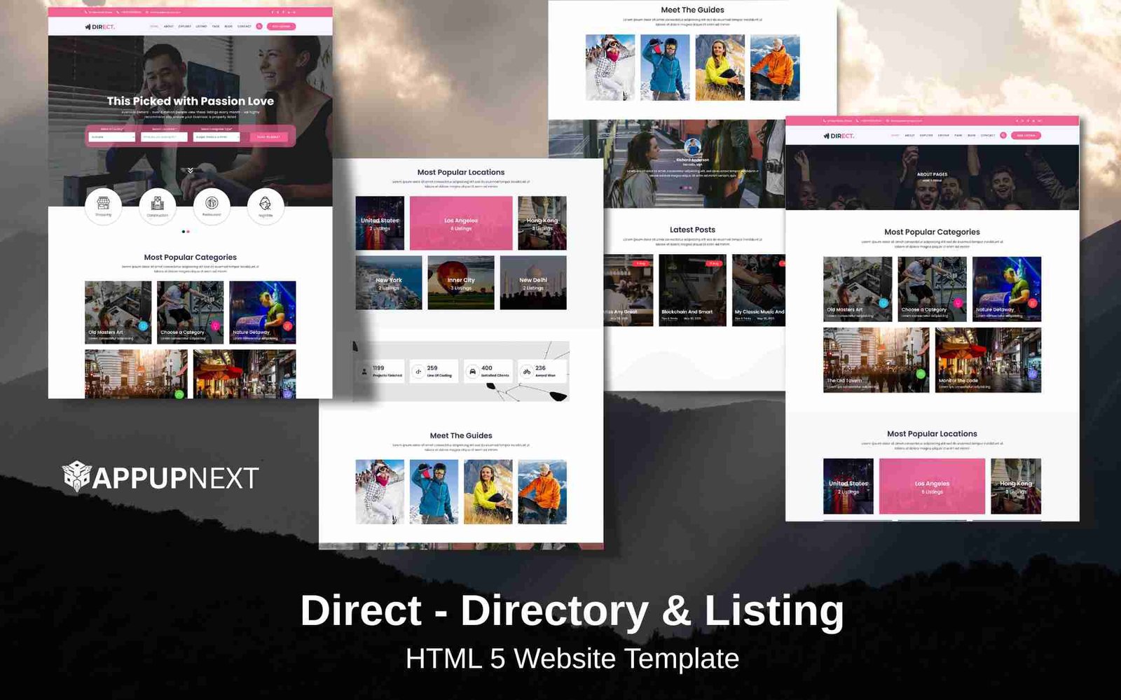 Direct - Directory & Listing - HTML 5 Website Template - v1