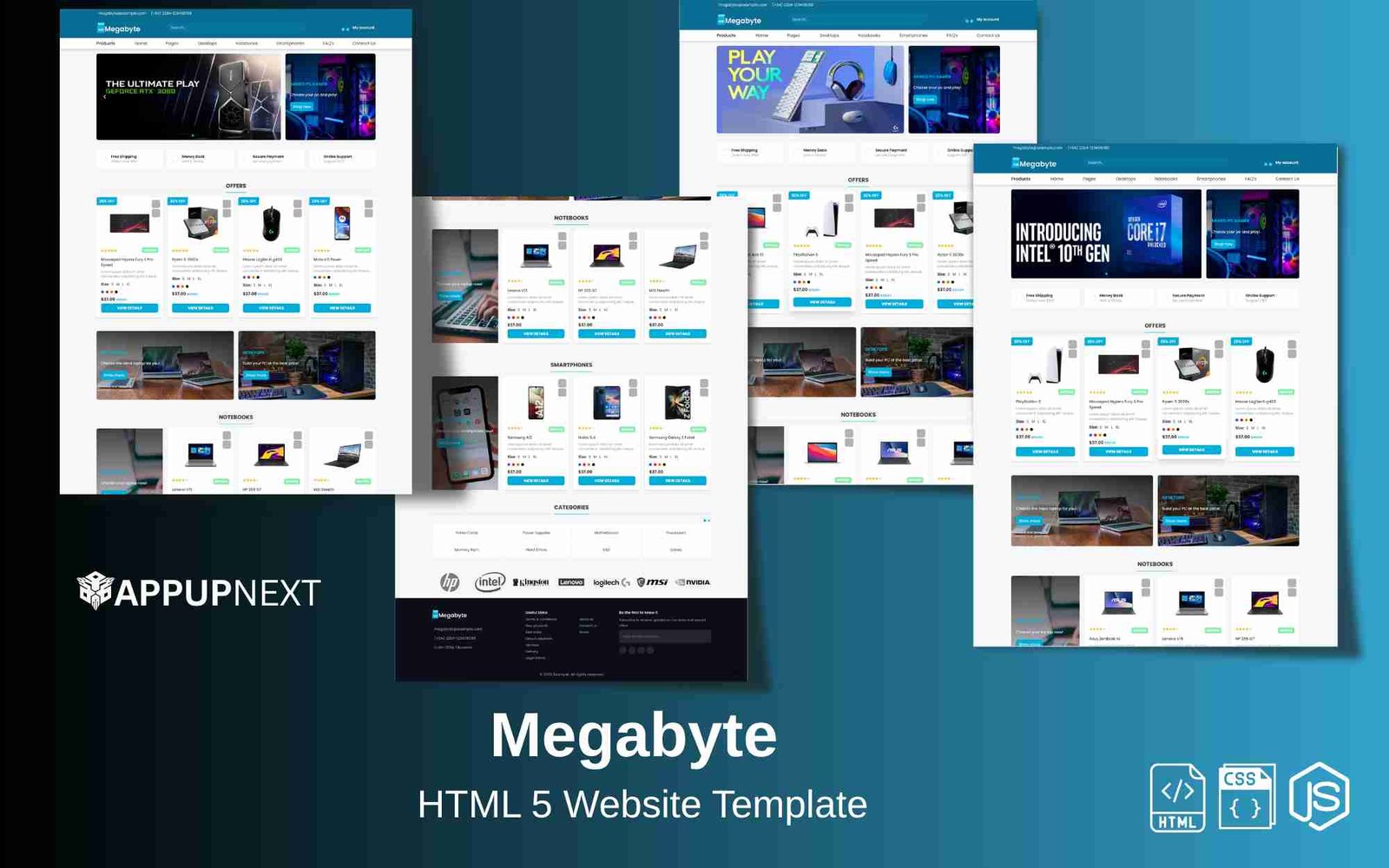 Megabyte  - HTML 5 Website Template
