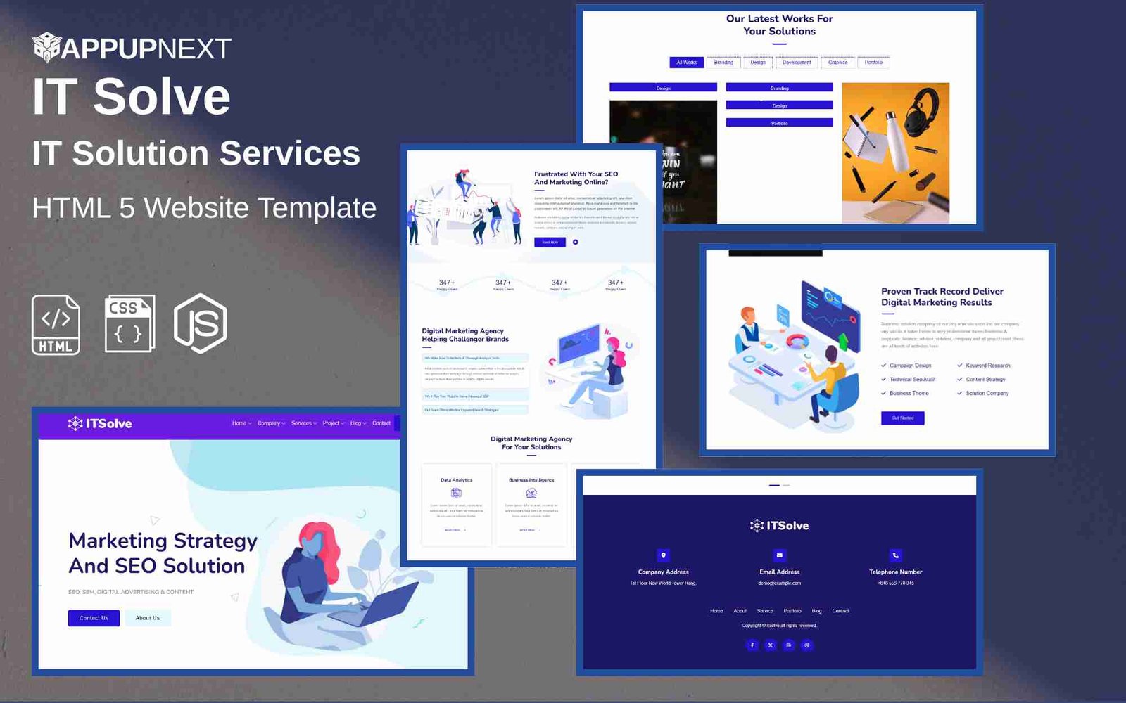 IT Solve - IT Solution Services - HTML 5 Website Template - v2