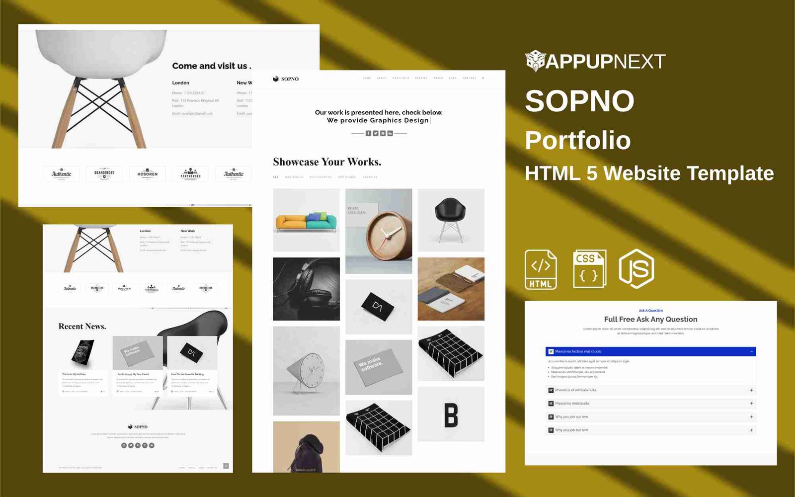 SOPNO  - Portfolio  - HTML 5 Website Template