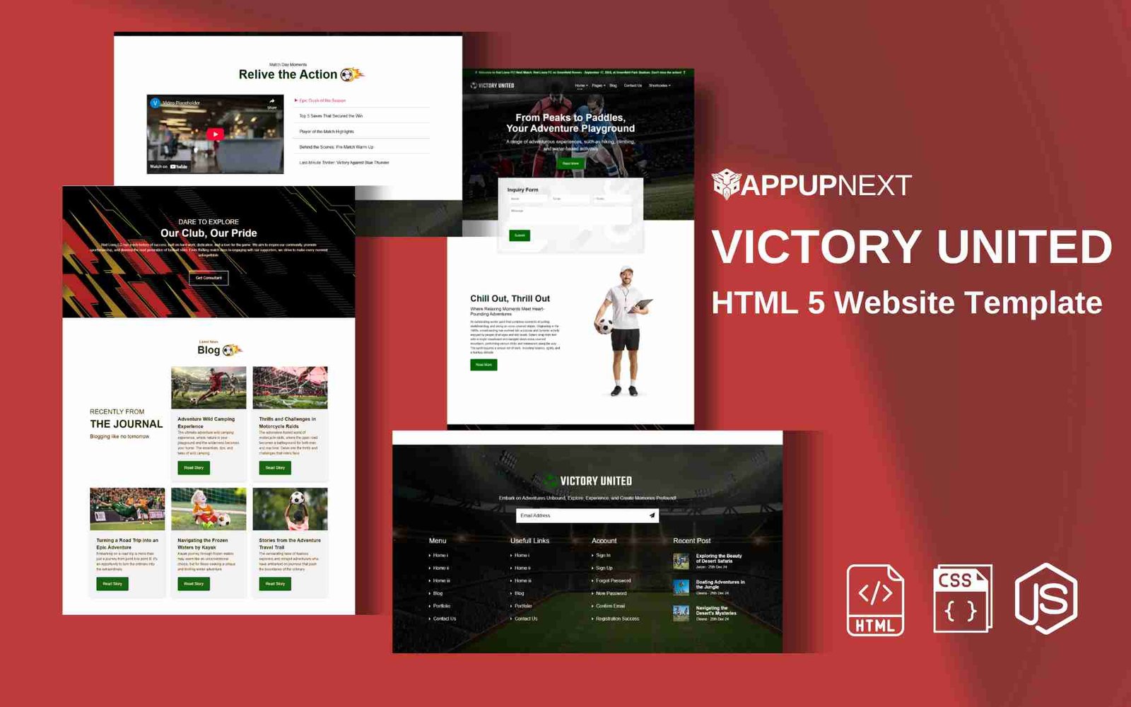 VICTORY UNITED - HTML 5 Website Template - v2