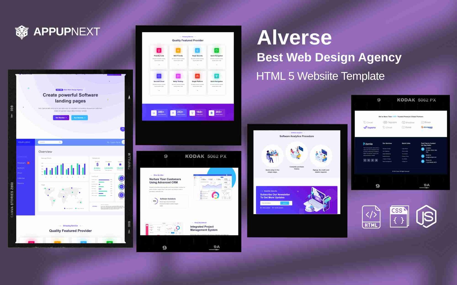 Alverse - Best Web Design Agency -  HTML 5 Website Template