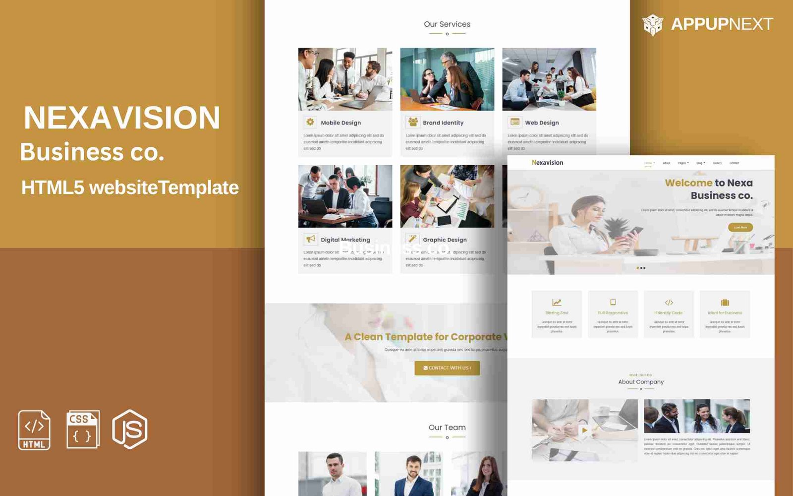 NEXAVISION - Business co. - HTML 5 Website Template - v1
