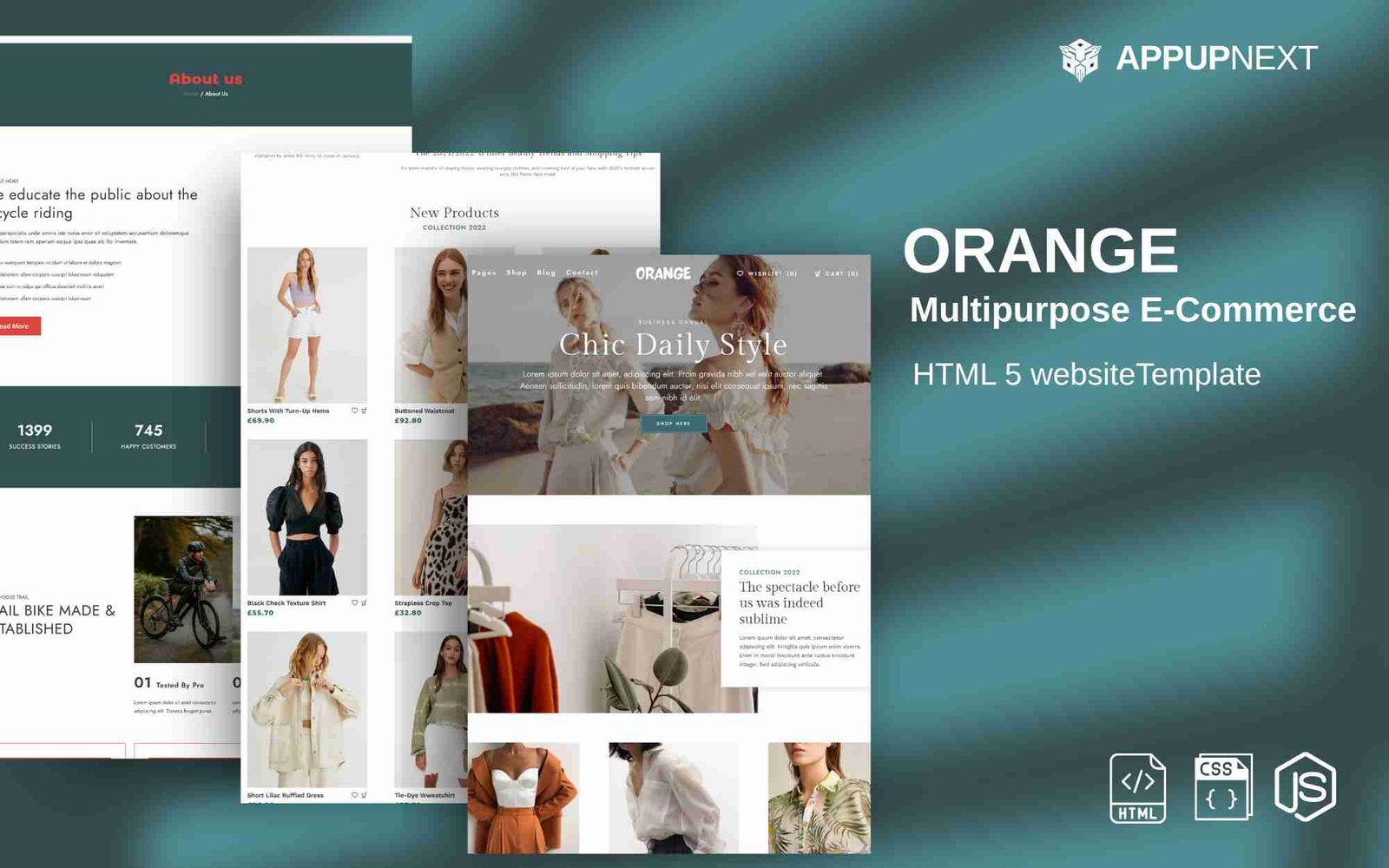 ORANGE - Multipurpose E-Commerce  - HTML 5 Website Template - v1