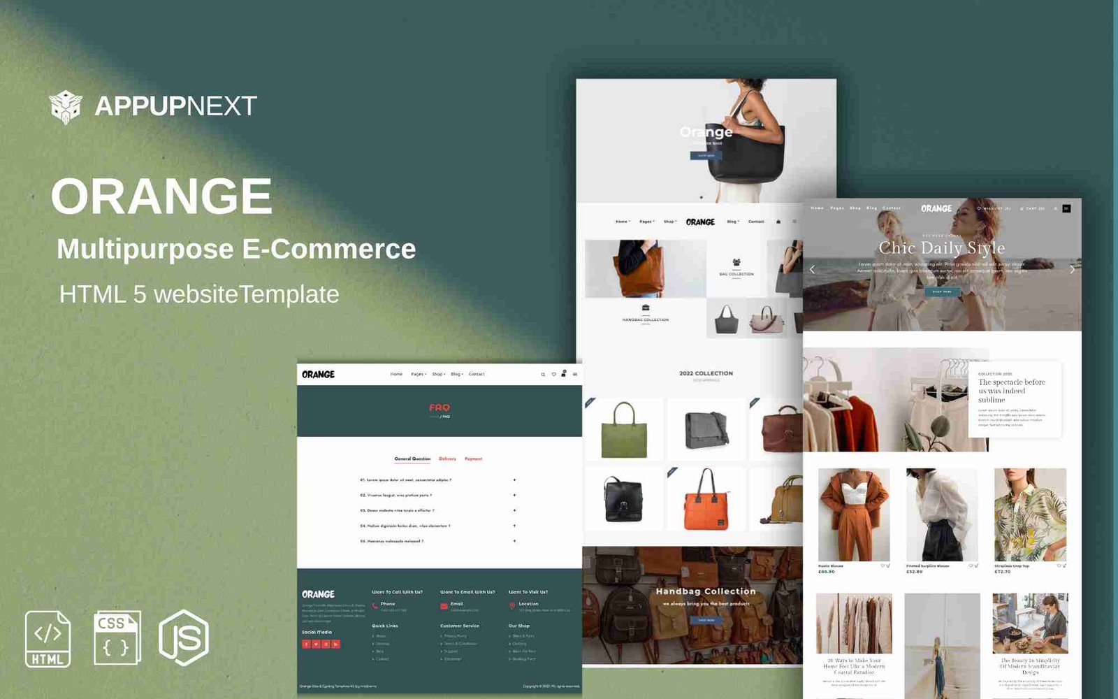 ORANGE - Multipurpose E-Commerce  - HTML 5 Website Template - v2