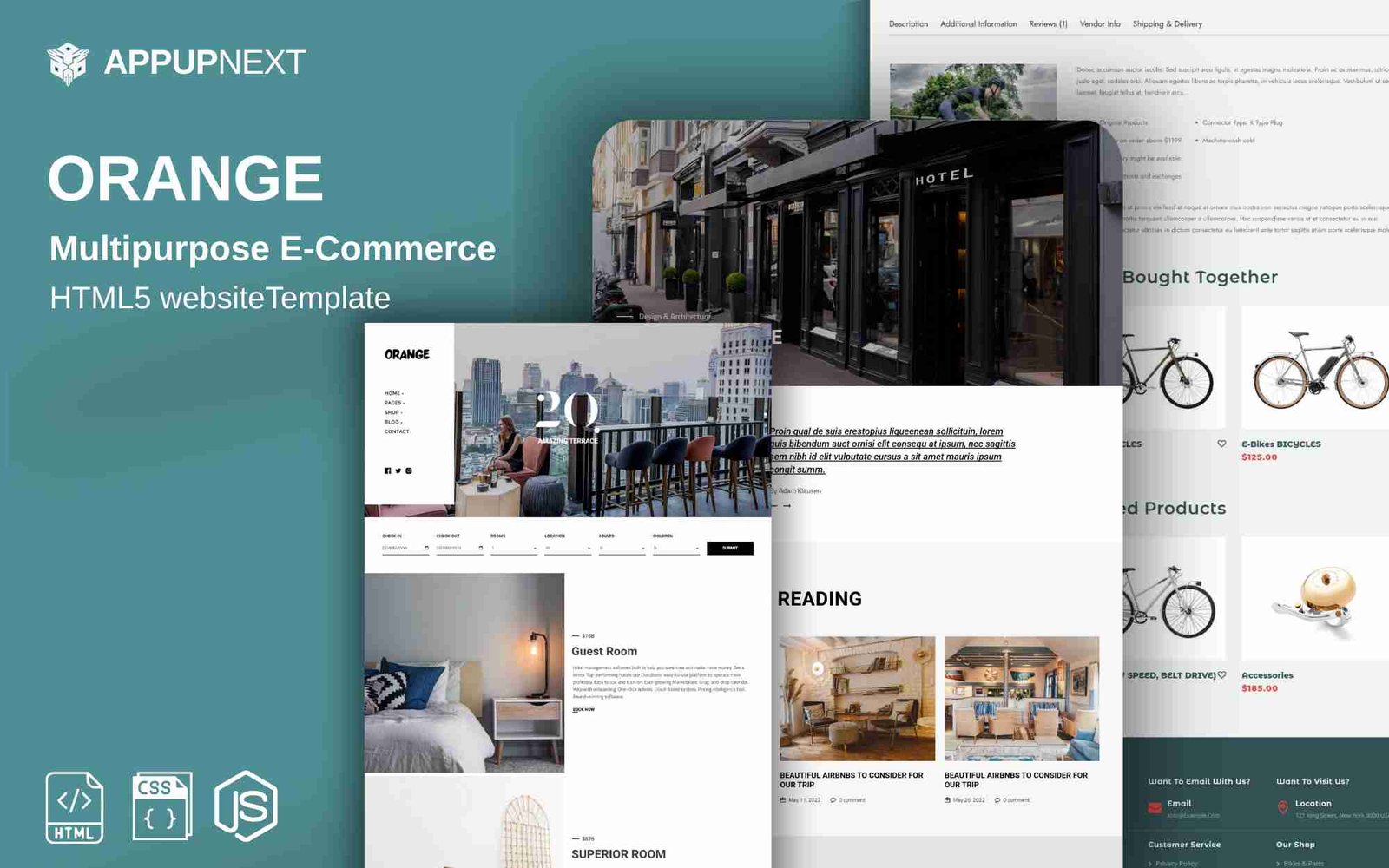 ORANGE - Multipurpose E-Commerce  - HTML 5 Website Template - v3