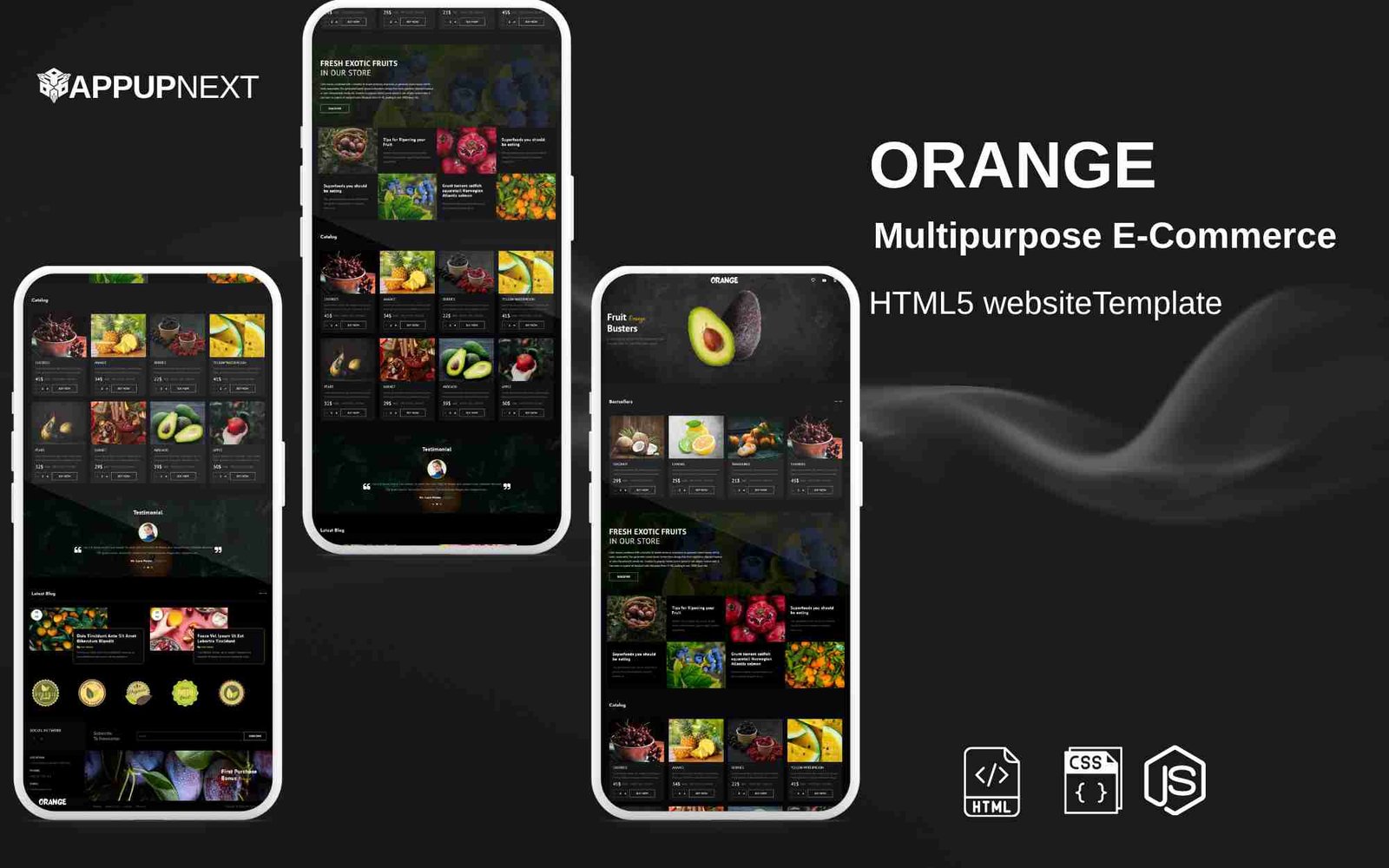 ORANGE - Multipurpose E-Commerce  - HTML 5 Website Template - v6