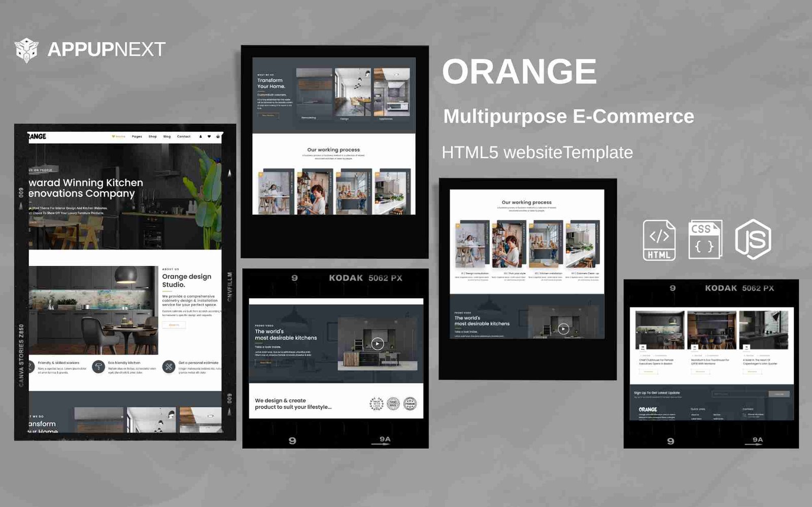 ORANGE - Multipurpose E-Commerce  - HTML 5 Website Template - v7
