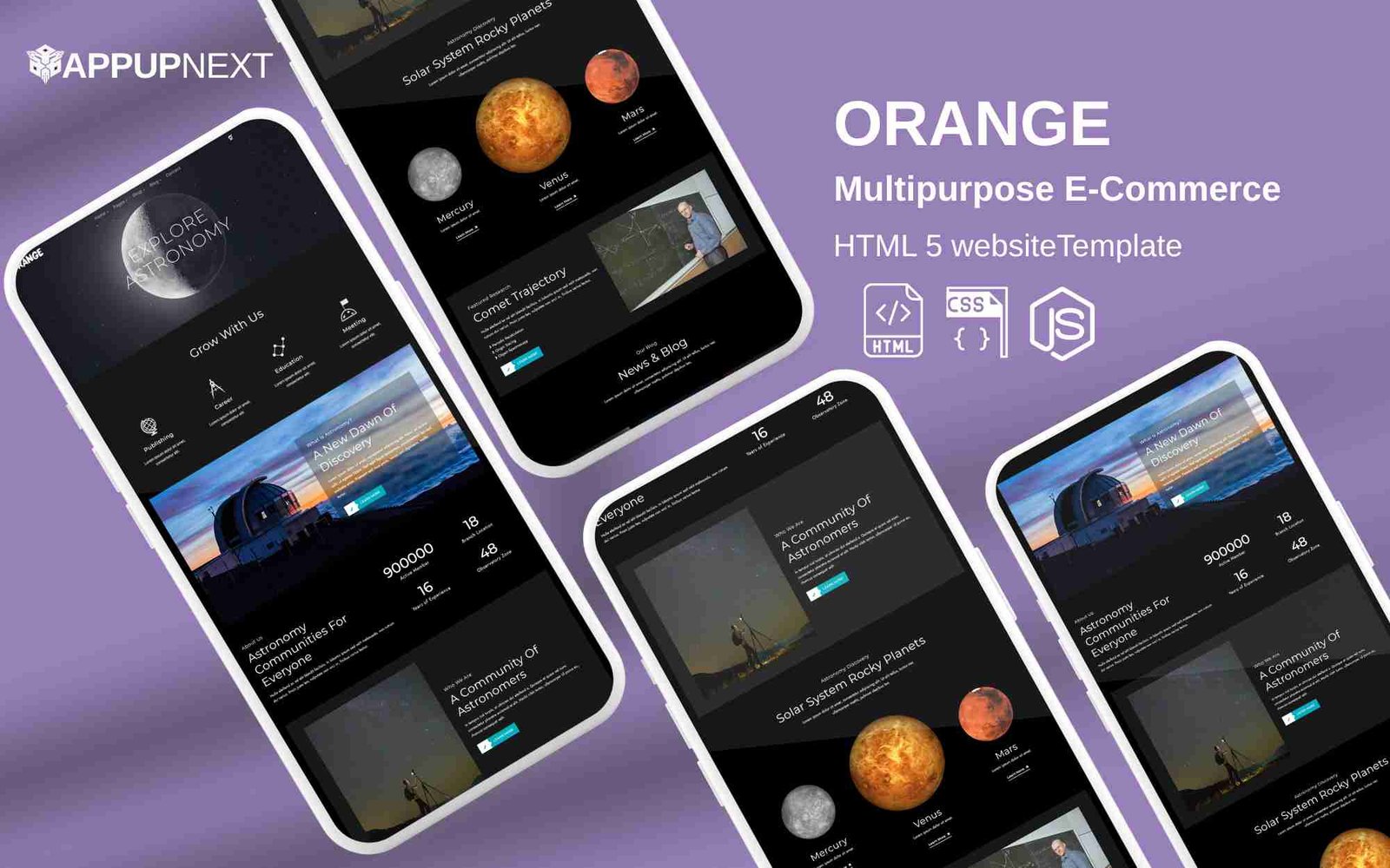 ORANGE - Multipurpose E-Commerce  - HTML 5 Website Template - v11