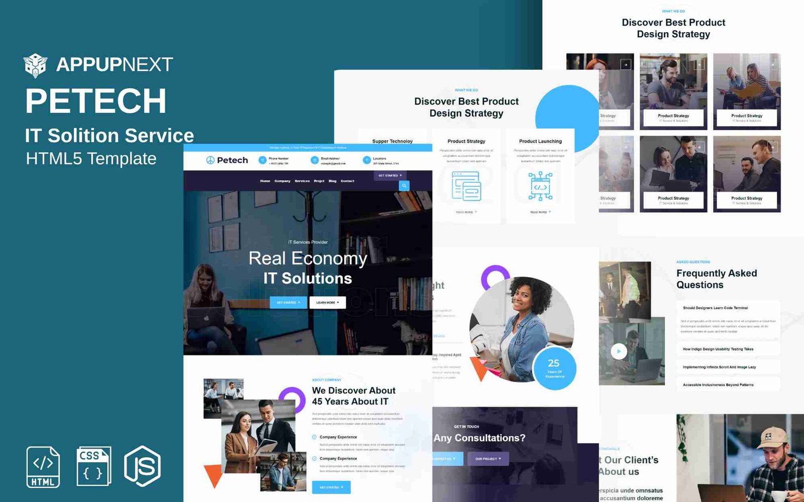 PETECH - IT Solition Service - HTML 5 Website Template - v1
