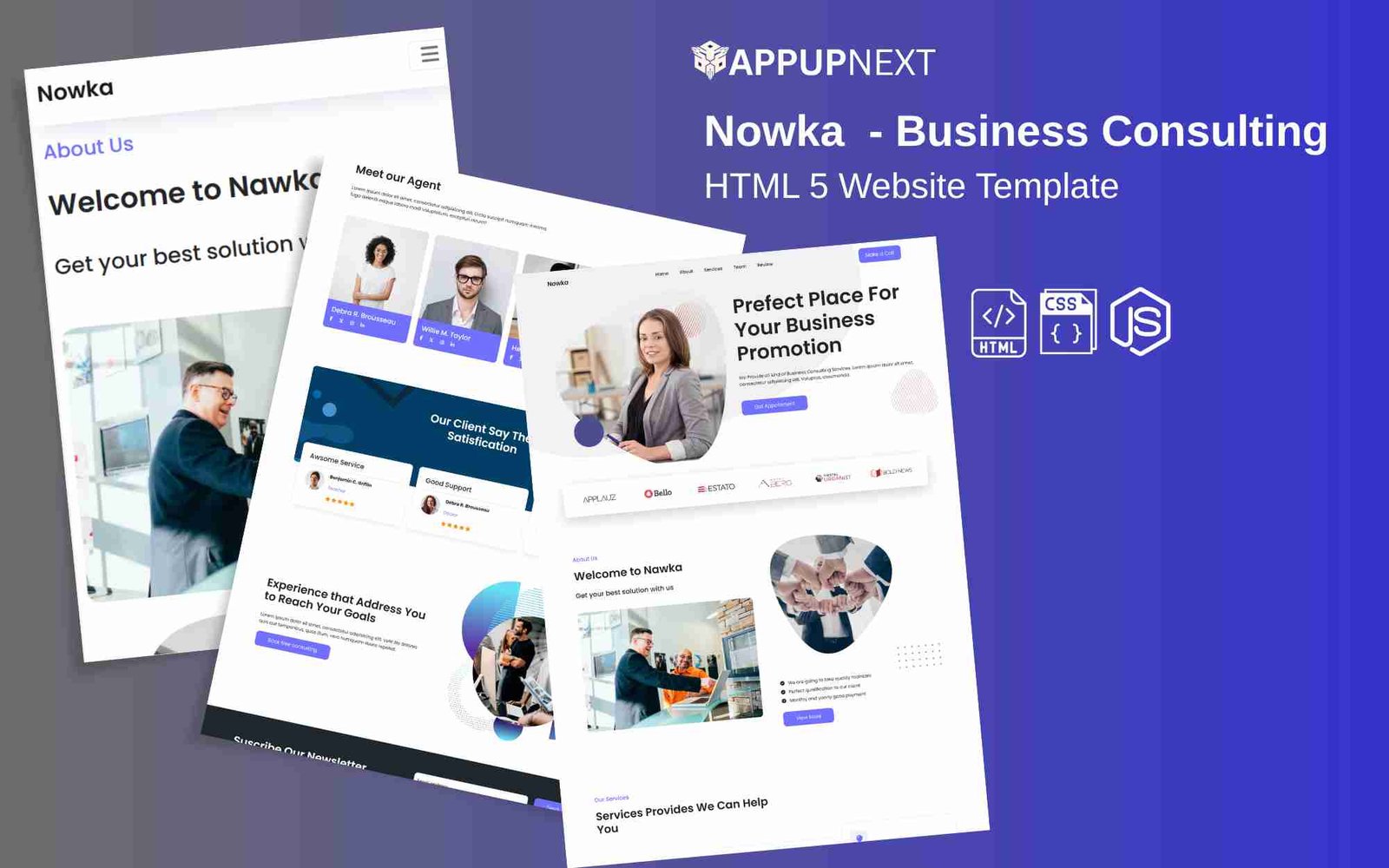 Nowka  - Business Consulting - HTML 5 Website Template