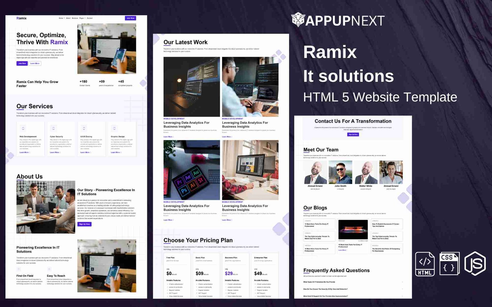 Ramix - It solutions - HTML 5 Website Template - v1