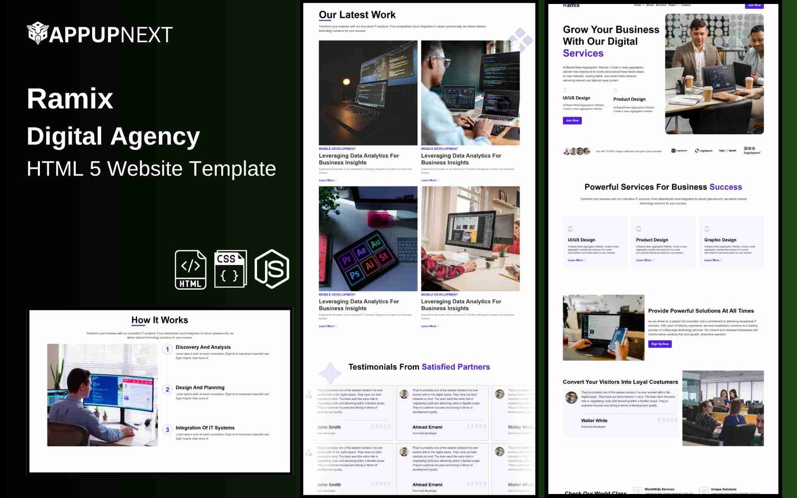 Ramix - It solutions - HTML 5 Website Template - v2