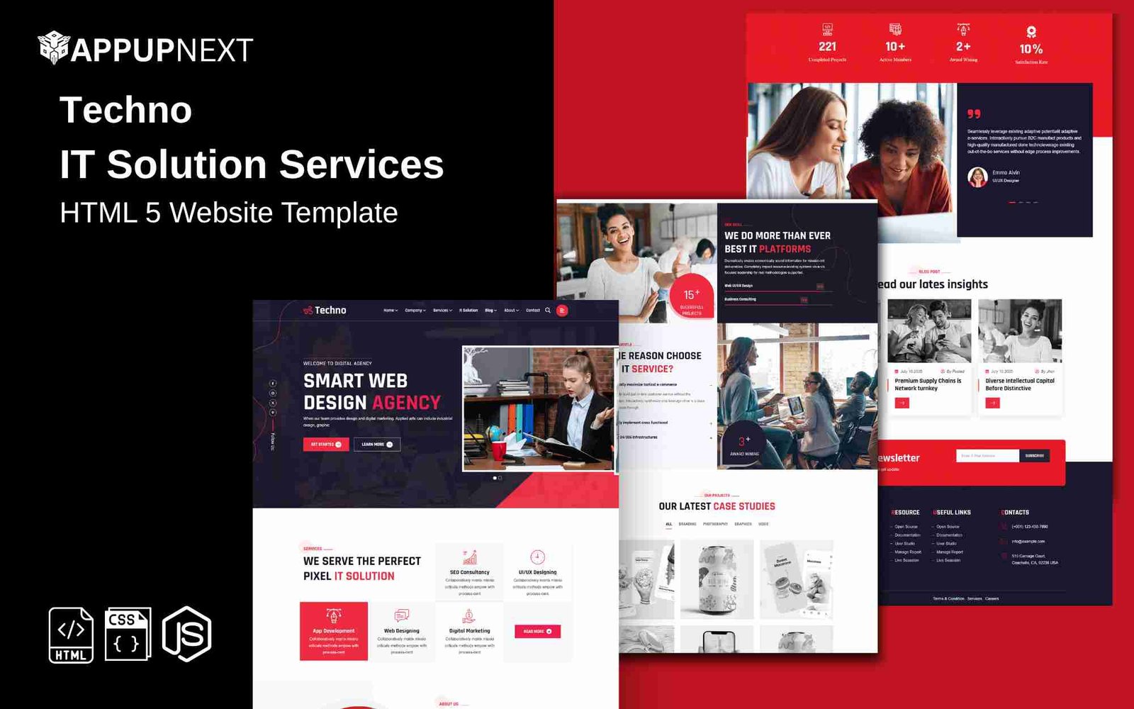 Techno - IT Solution Services - HTML 5 Website Template - v1