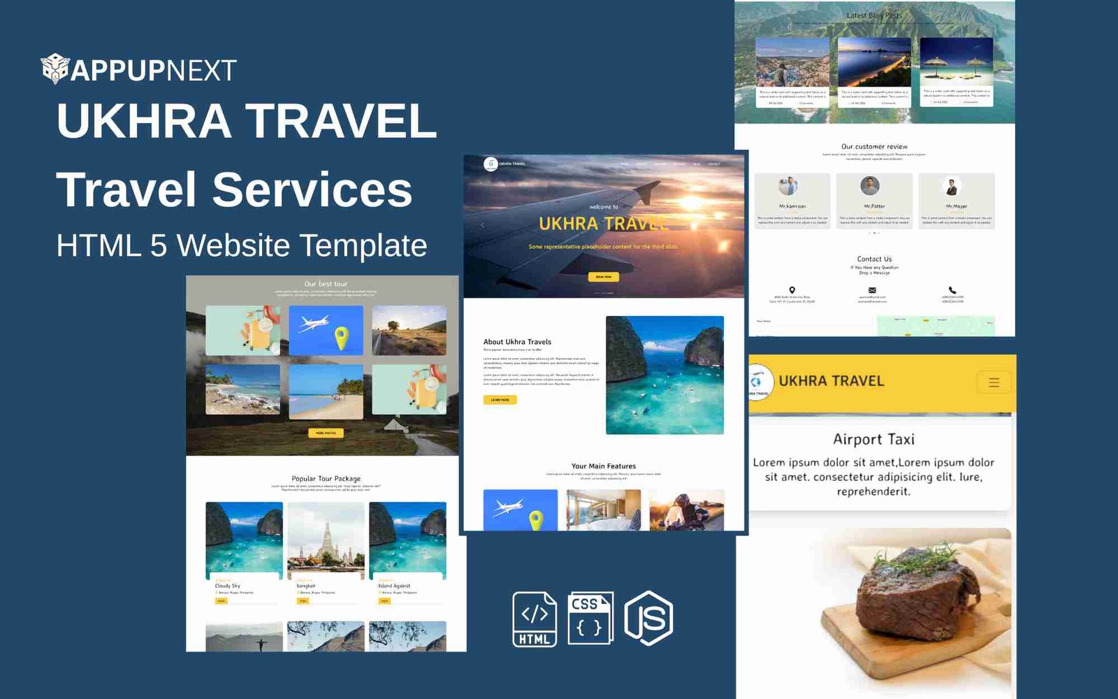 UKHRA TRAVEL - Travel Services - HTML 5 Website Template