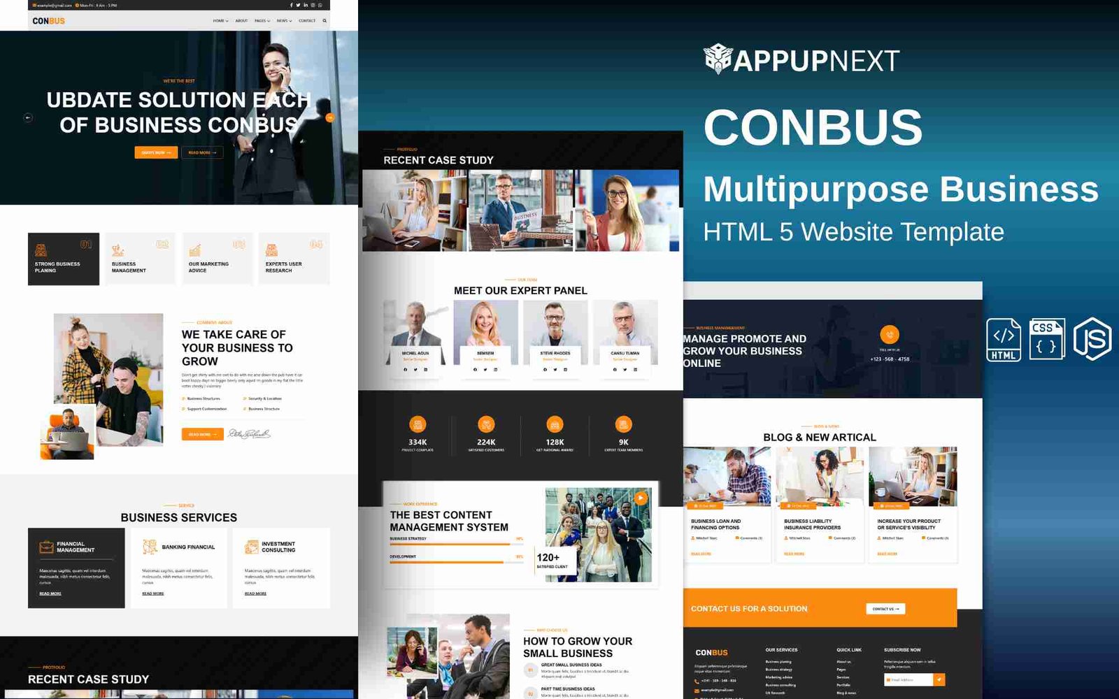 CONBUS - Multipurpose Business - HTML 5 Website Template - v1