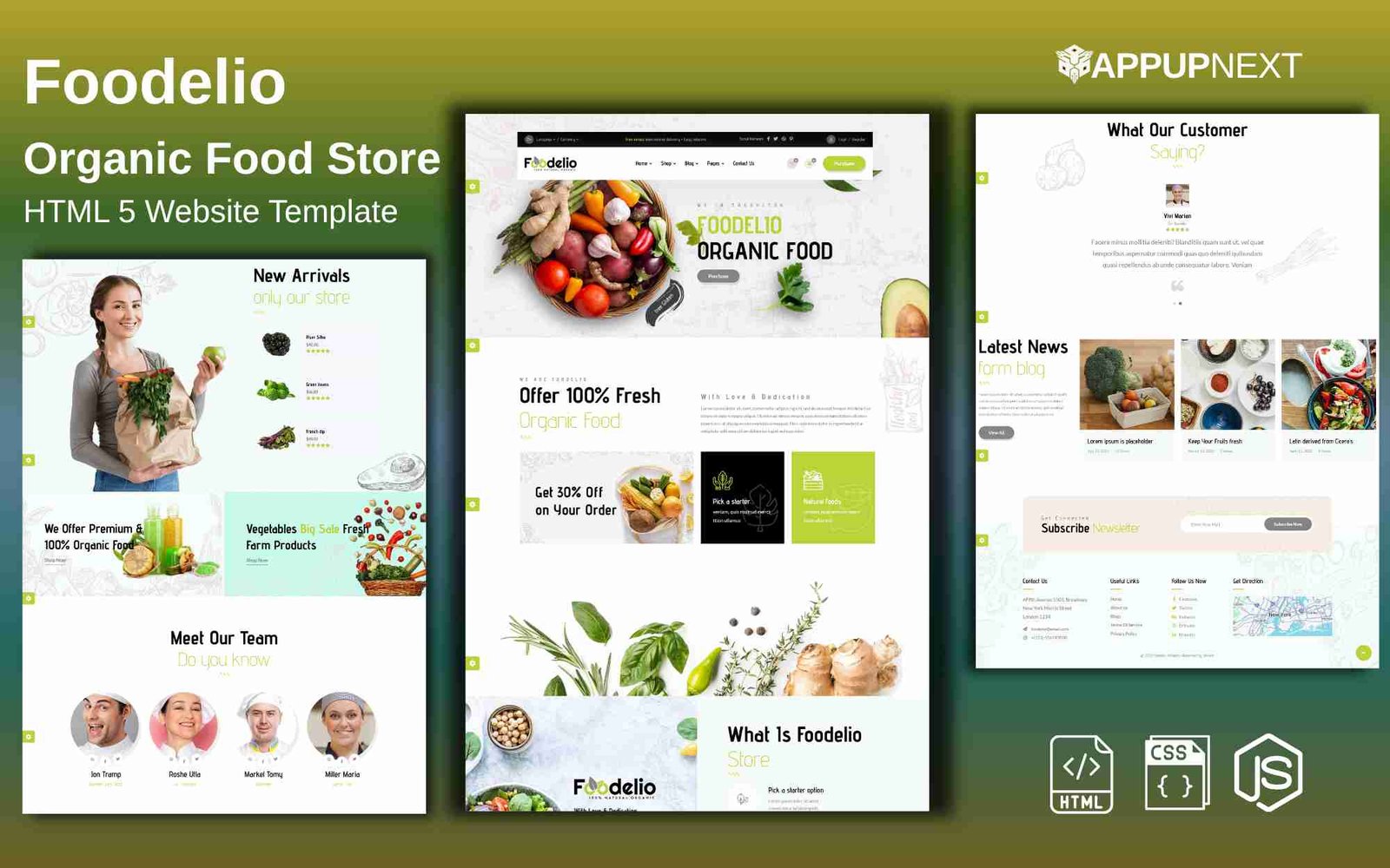 Foodelio - Organic Food Store - HTML 5 Website Template - v3