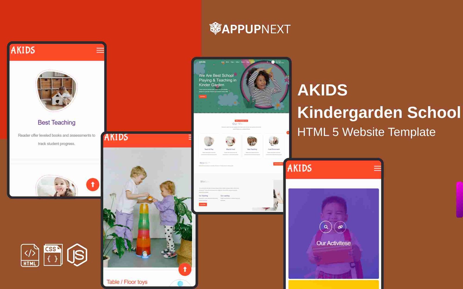 AKIDS - Kindergarden School - HTML 5 Website Template - v4