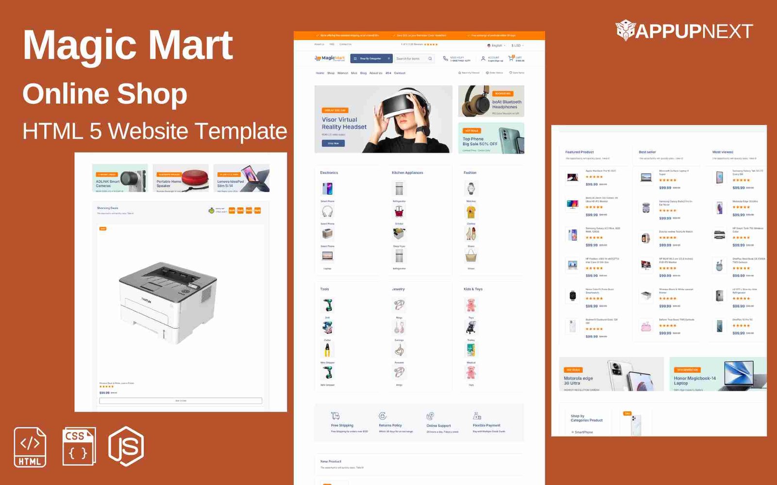Magic Mart - Online Shop - HTML 5 Website Template