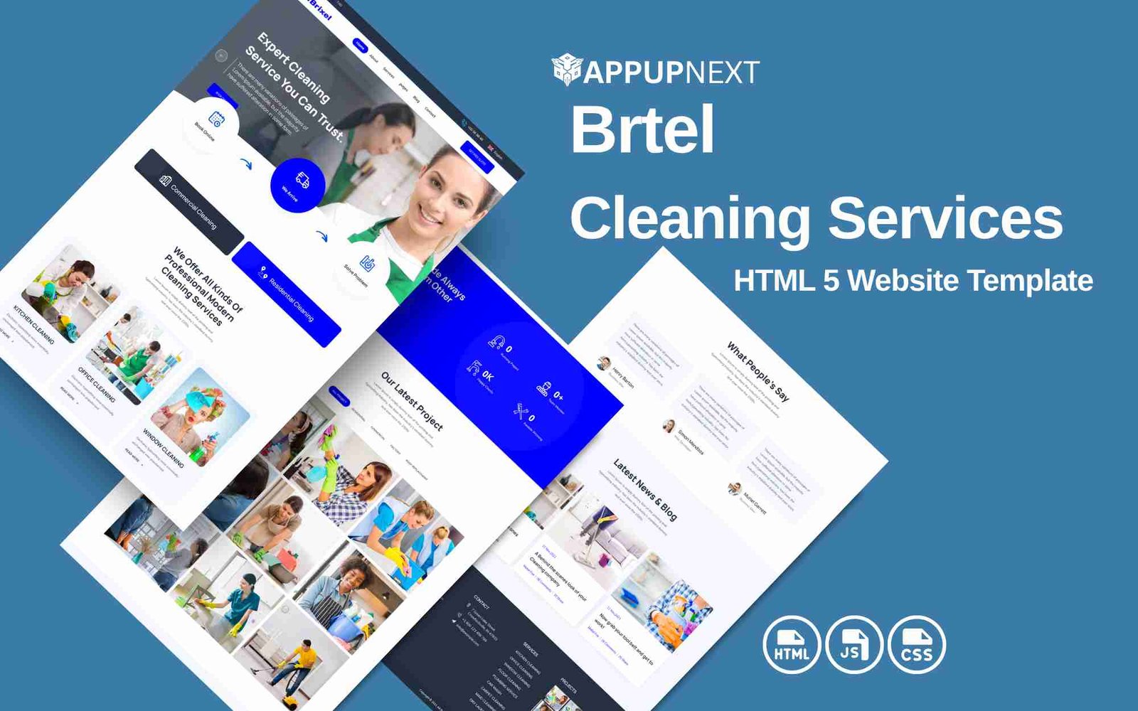 Brtel - Cleaning Services - HTML 5 Website Template - v4