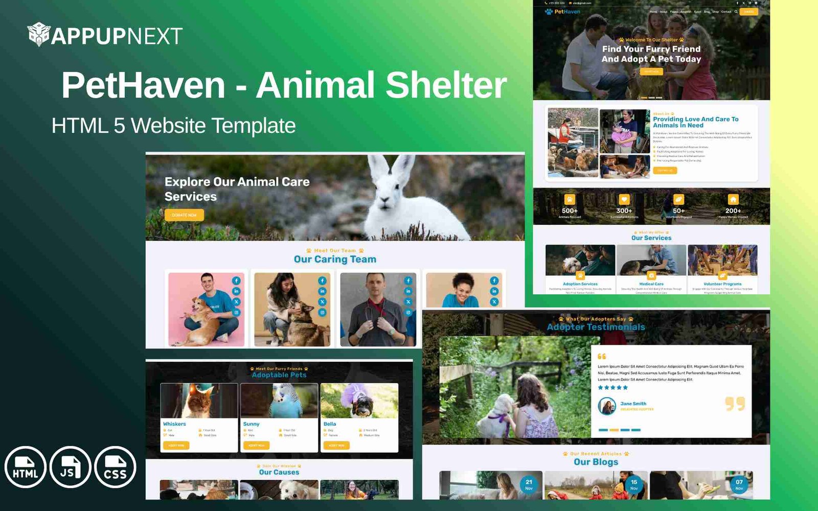 PetHaven - Animal Shelter - HTML 5 Website Template