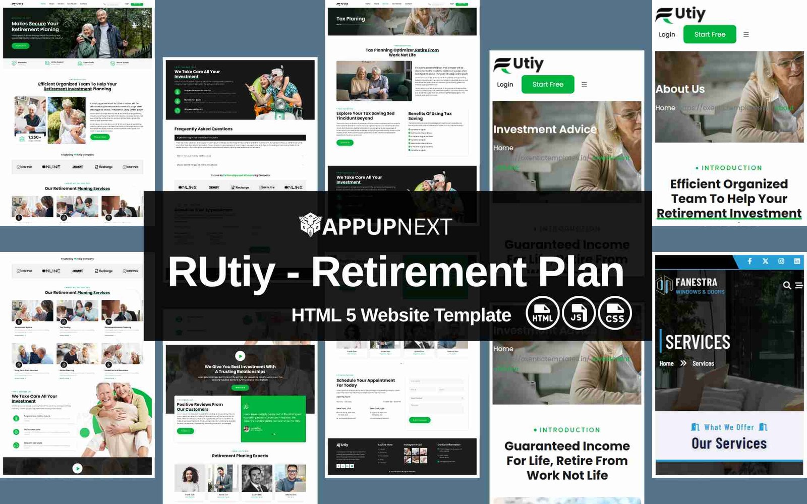 Utiy - Retirement Plan - HTML 5 Website Template