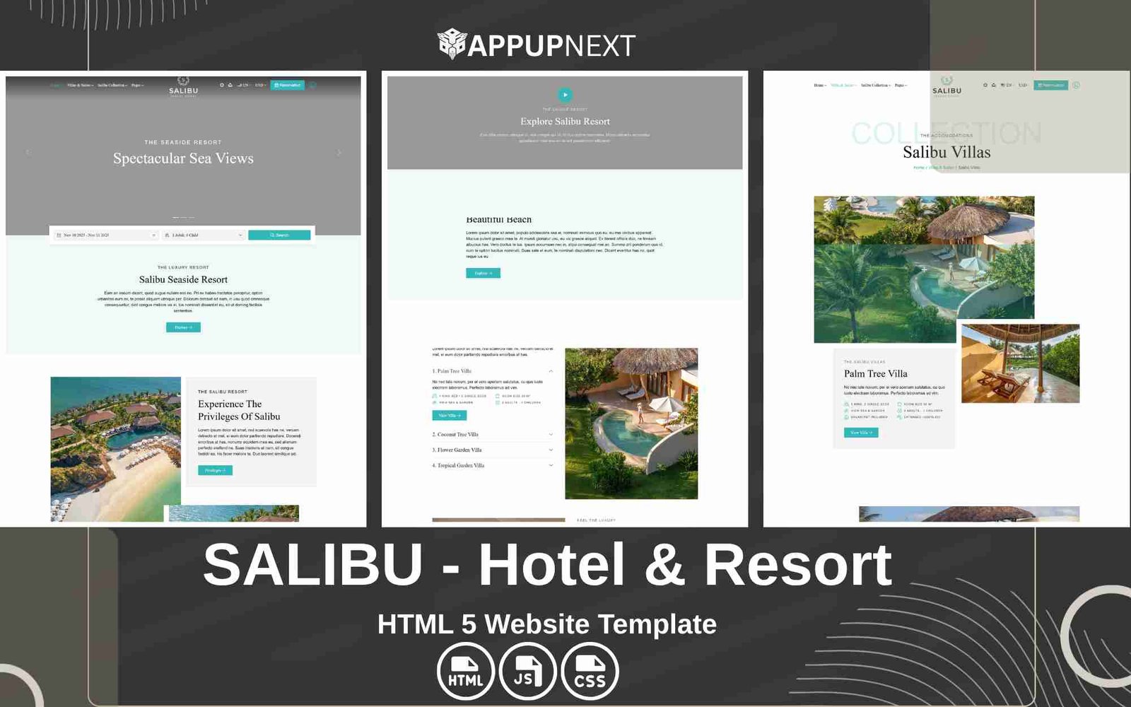 SALIBU - Hotel & Resort - HTML 5 Website Template - v1