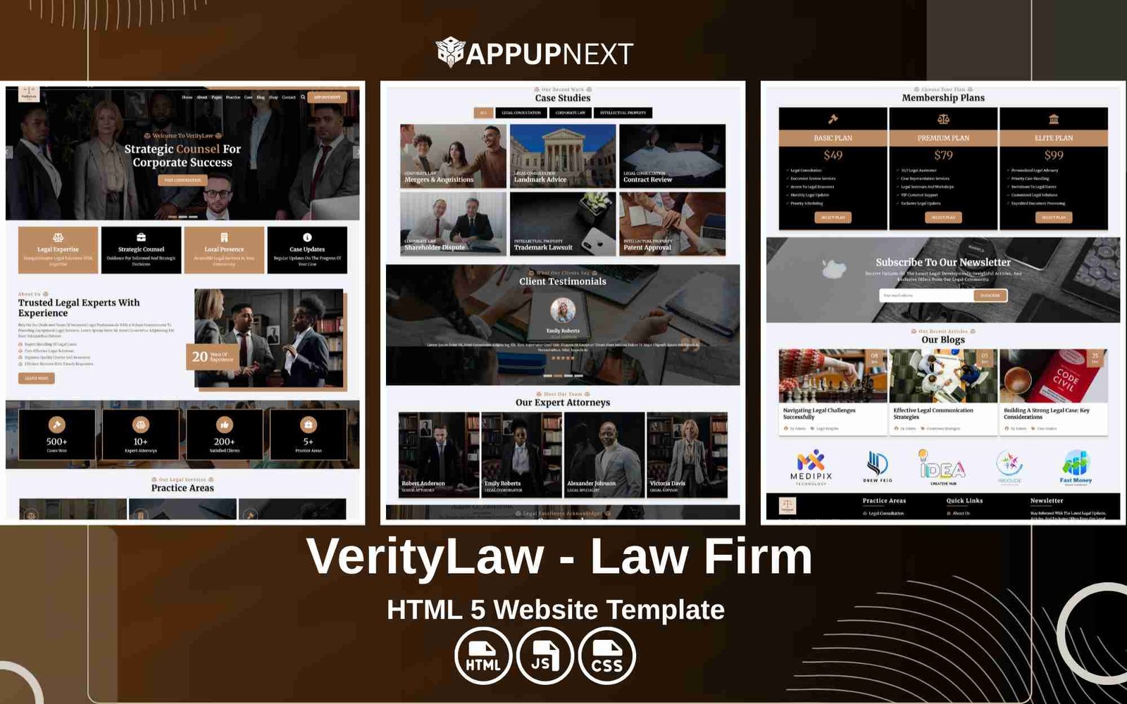 VerityLaw - Law Firm - HTML 5 Website Template