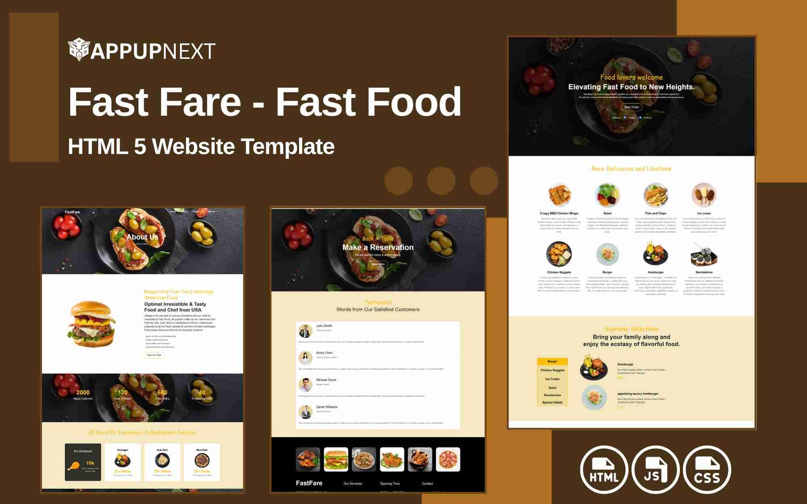 Fast Fare - Fast Food - HTML 5 Website Template