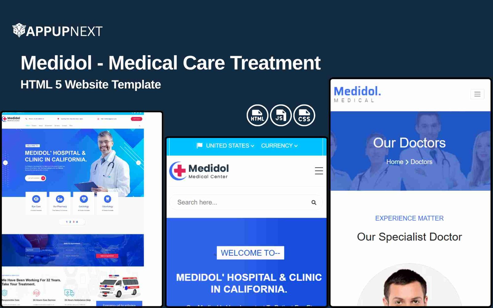 Medidol - Medical Care Treatment - HTML 5 Website Template - v3