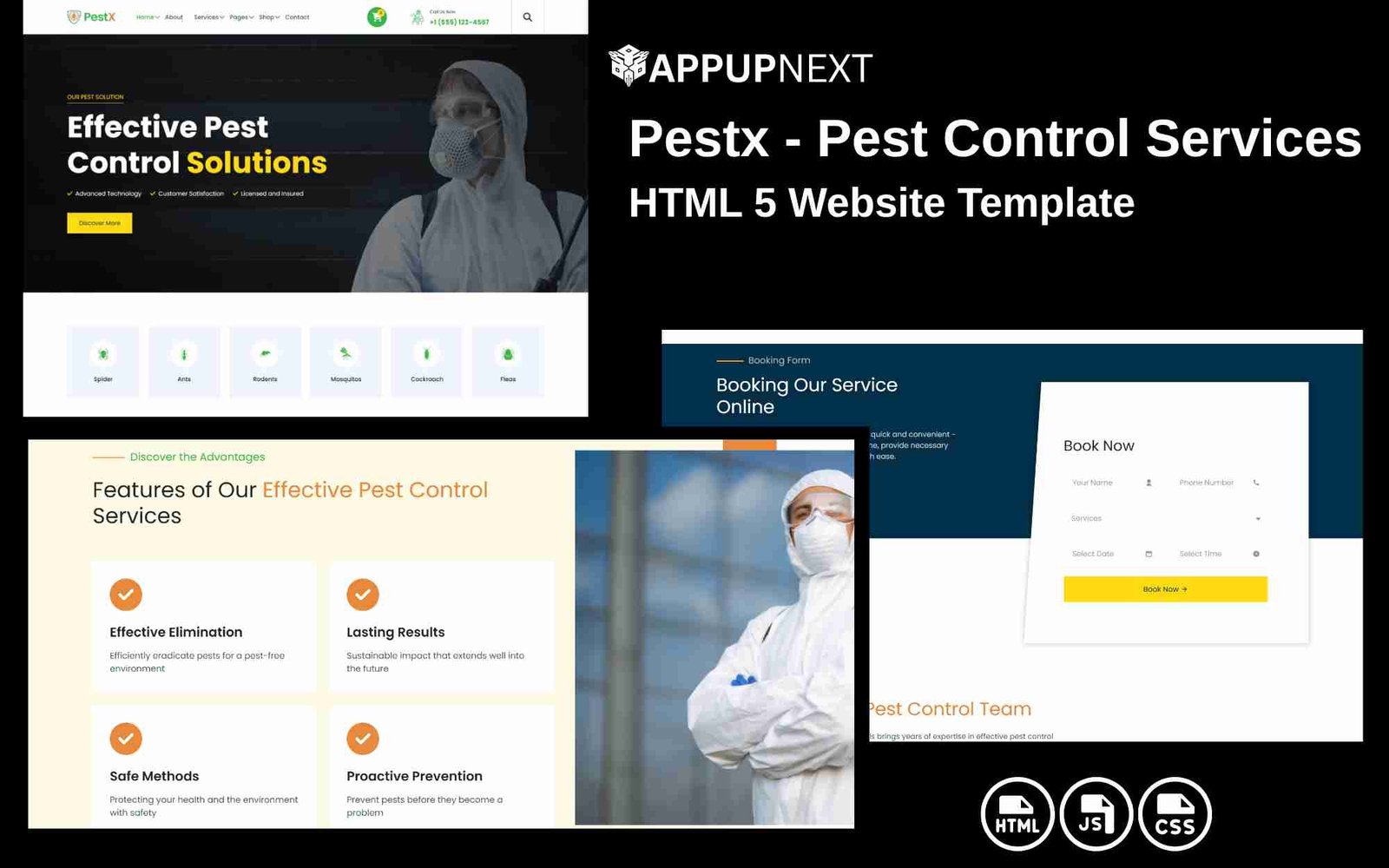 Pestx - Pest Control Services - HTML 5 Website Template - V2