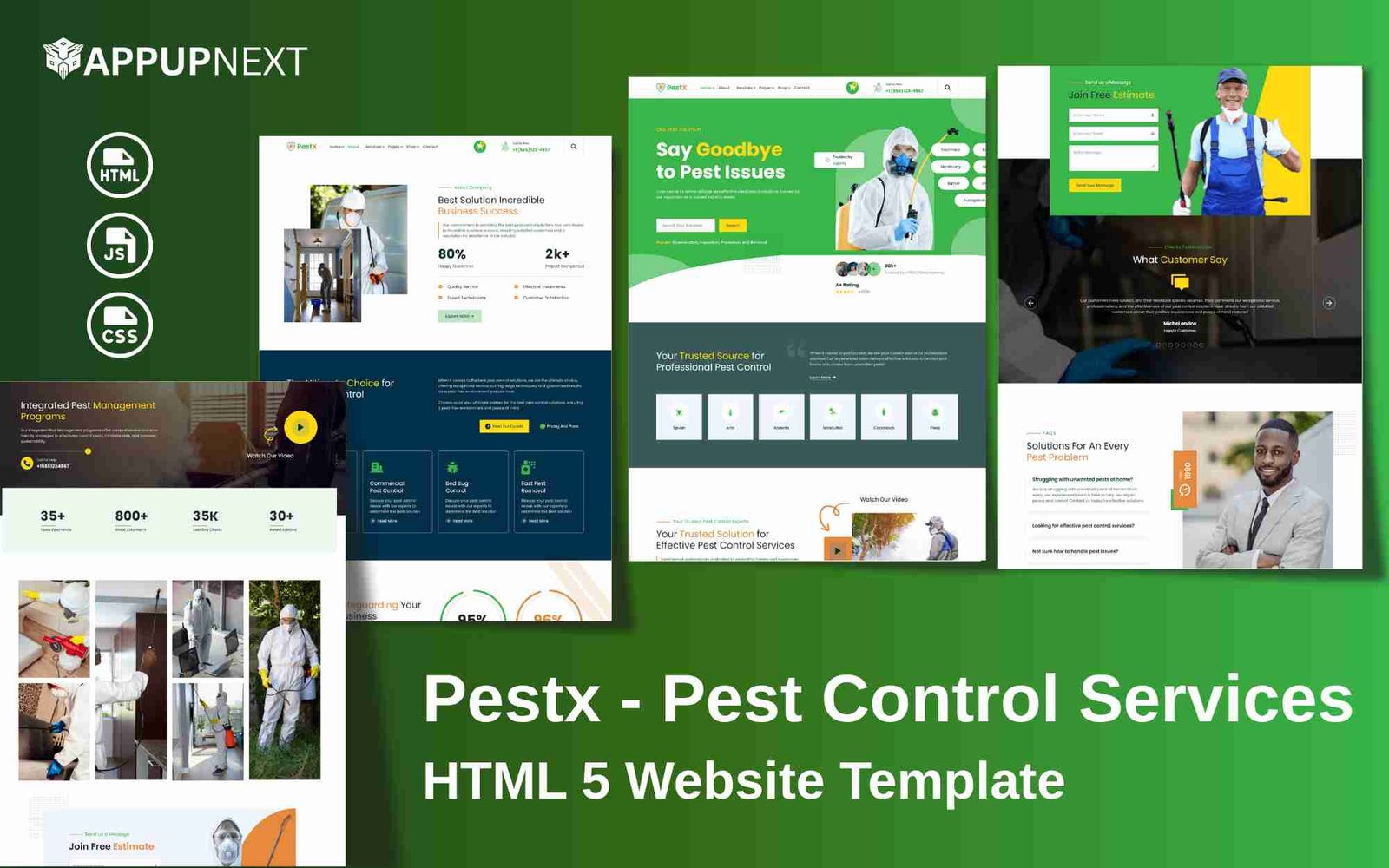 Pestx - Pest Control Services - HTML 5 Website Template - V3