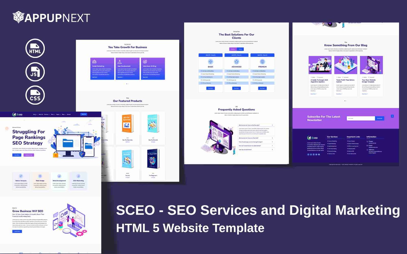 SCEO - SEO Services and Digital Marketing - HTML 5 Website Template - v3