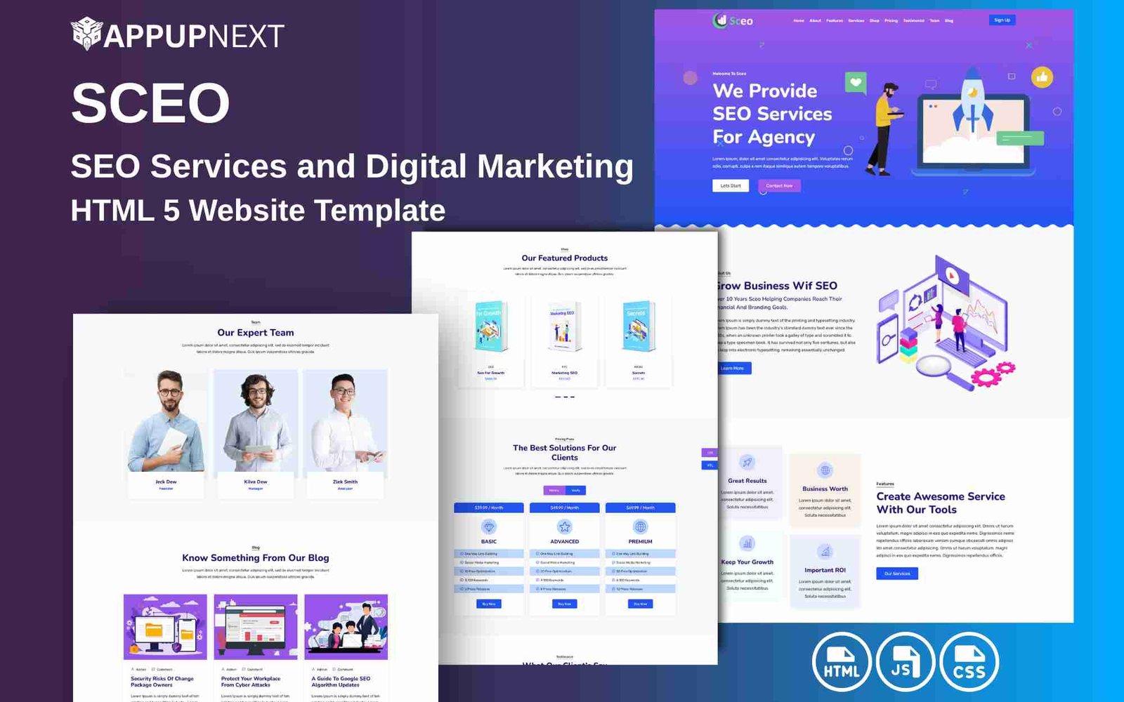 SCEO - SEO Services and Digital Marketing - HTML 5 Website Template - v4