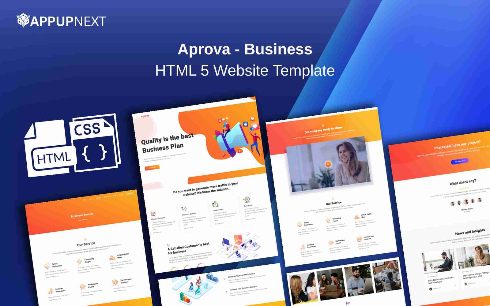 Aprova - Business - HTML 5 Website Template