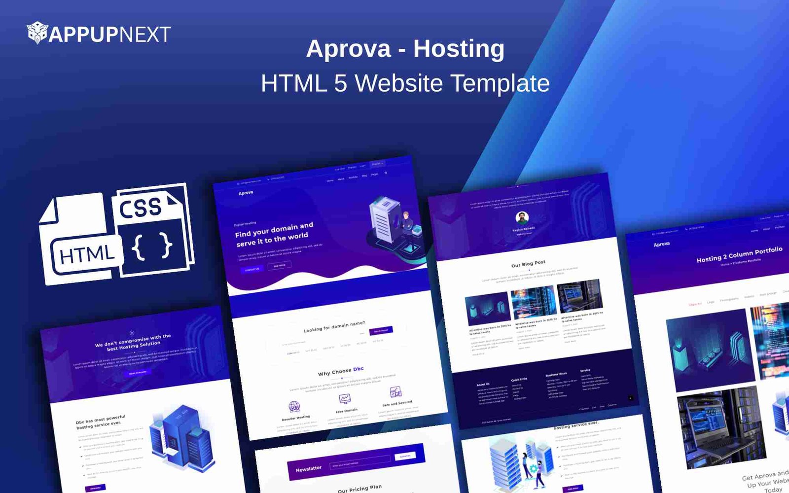 Aprova - Hosting - HTML 5 Website Template
